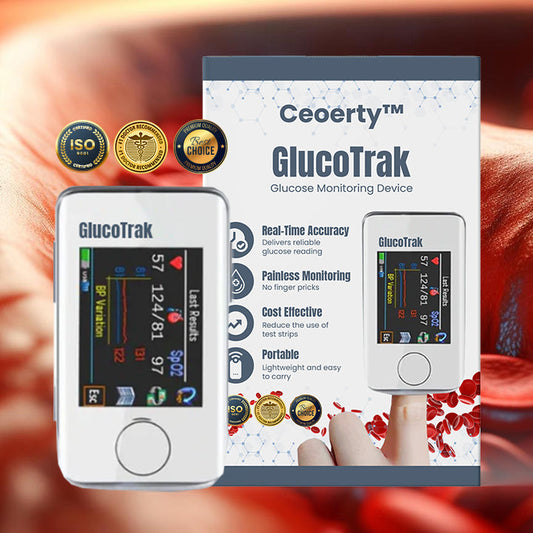 Ceoerty™ GlucoTrak Glucose Monitoring Device - 👨⚕️American Diabetes Association (ADA) Approved